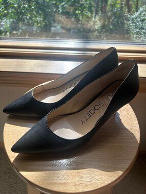 Sole Society Black Leather Pumps Sz 8.5